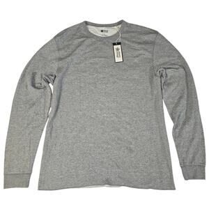 Alpine Design Long Sleeve Shirt Mens Large Duofold Crew Gray NWT NEW